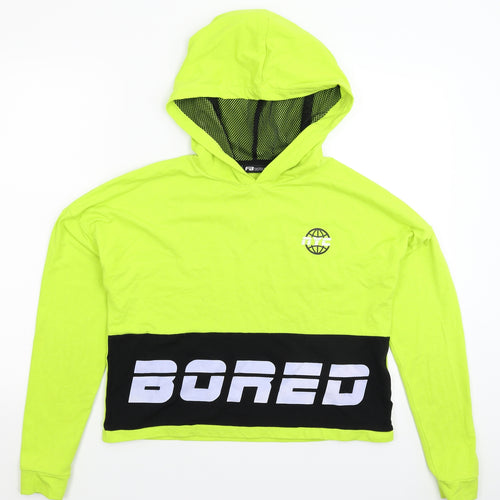FB Sister Womens Green   Pullover Hoodie Size XS