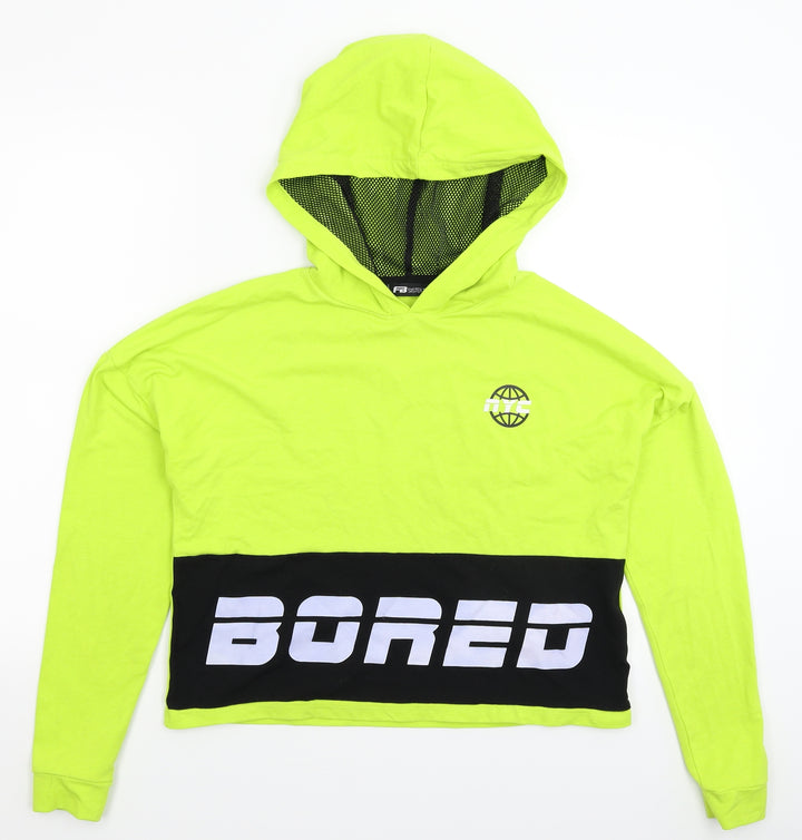 FB Sister Womens Green Pullover Hoodie Size XS