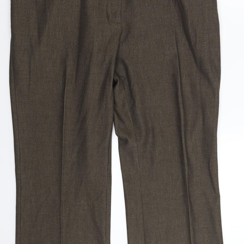 Marks and Spencer Womens Grey   Trousers  Size 16 L26 in