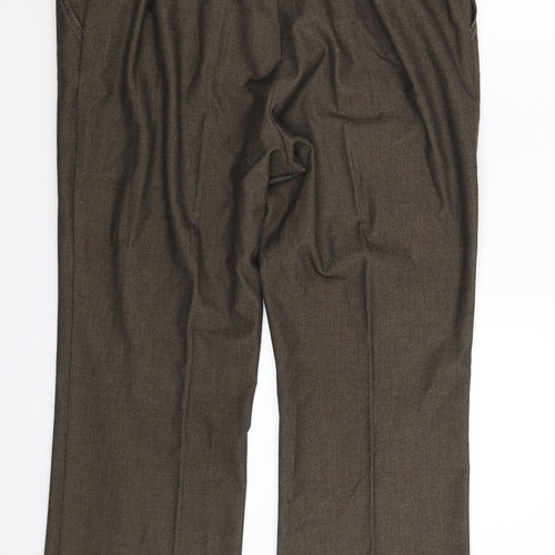 Marks and Spencer Womens Grey   Trousers  Size 16 L26 in