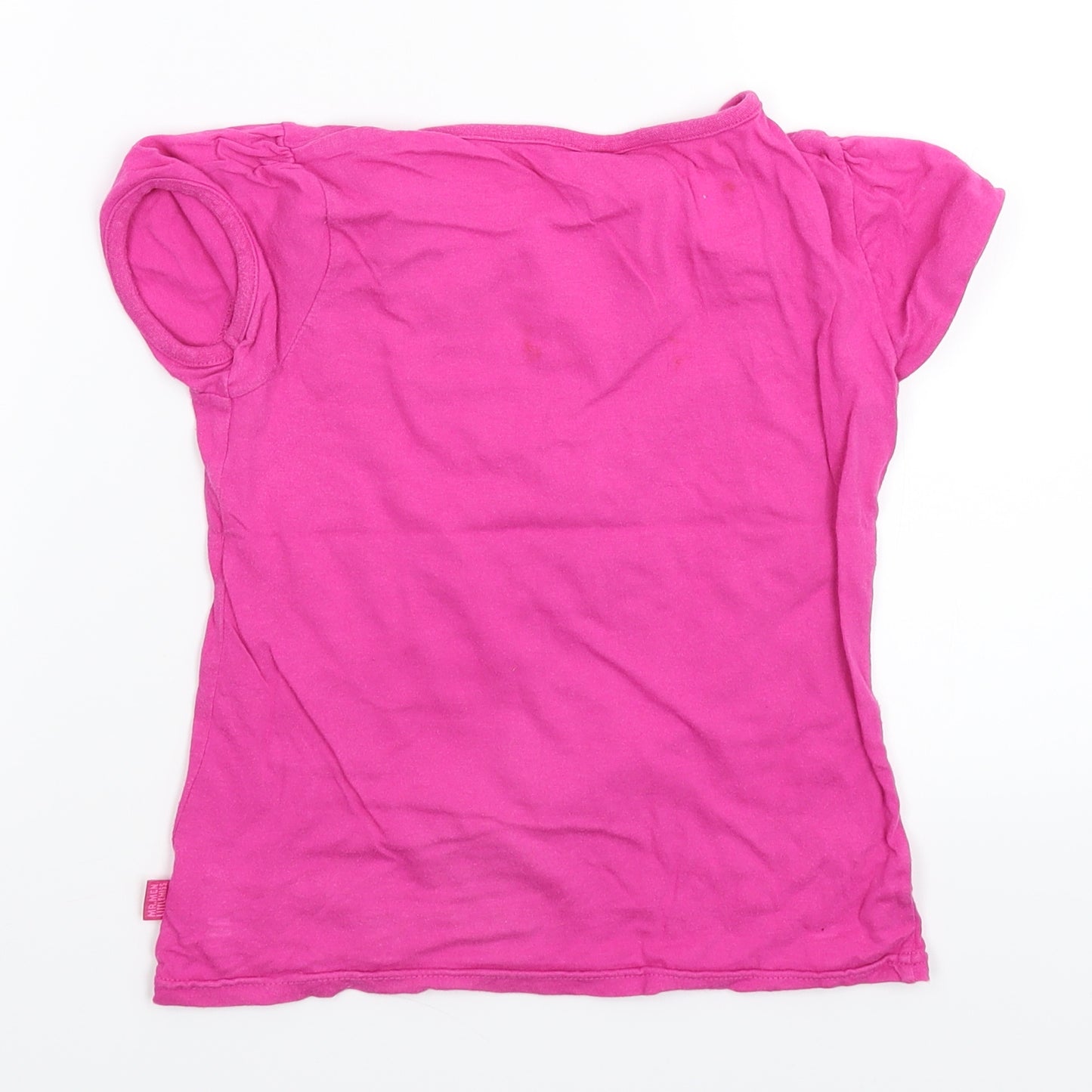 Mr. Men Girls Pink   Tunic T-Shirt Size 7-8 Years