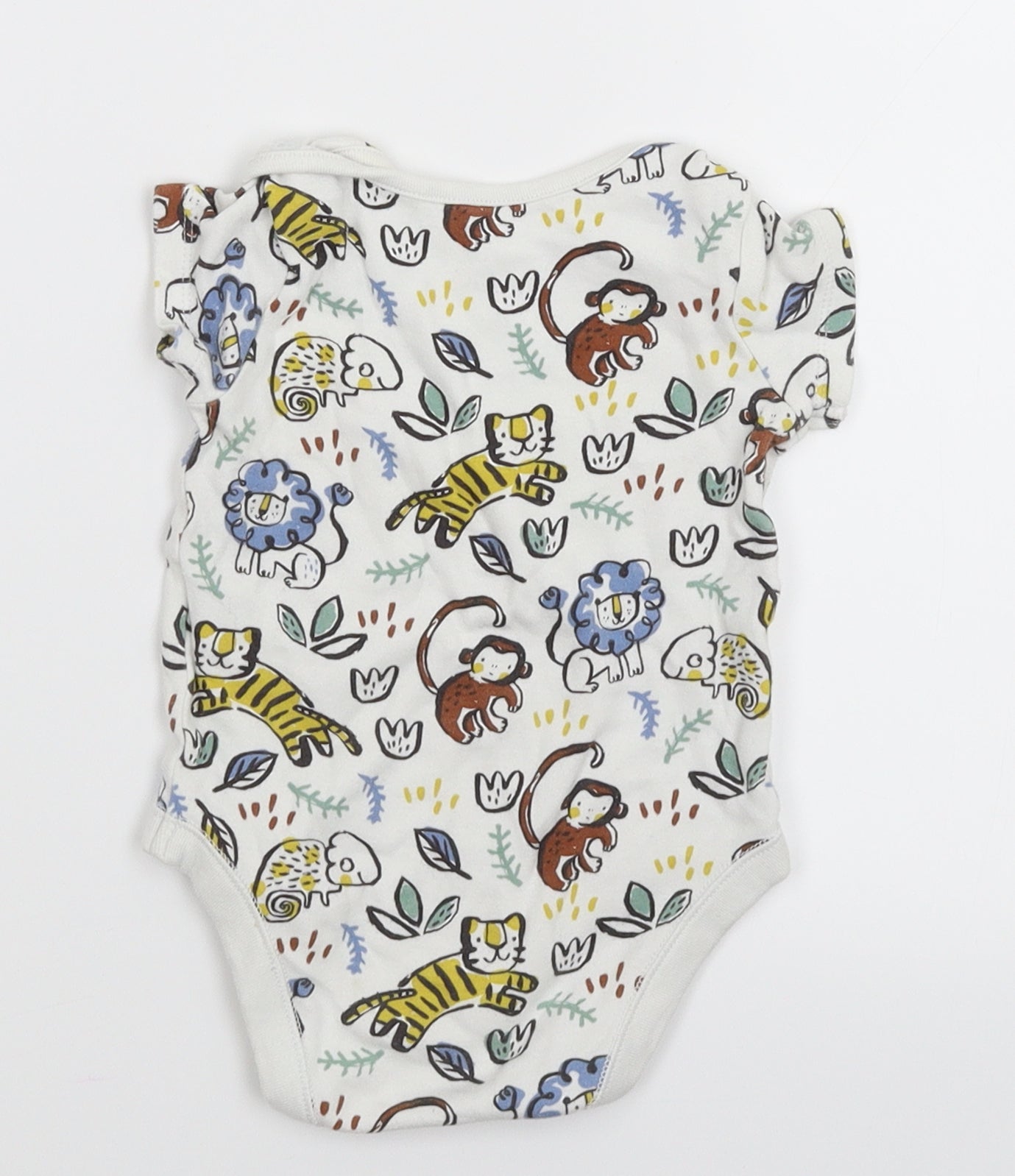 F&F Baby White   Babygrow One-Piece Size 6-9 Months
