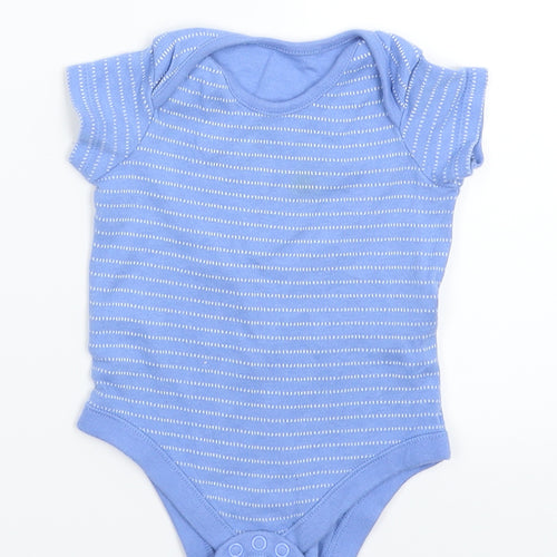 F&F Baby Blue Striped  Babygrow One-Piece Size 6-9 Months
