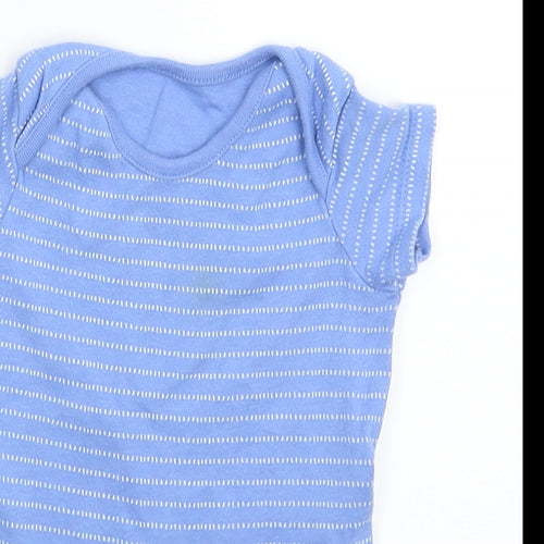 F&F Baby Blue Striped  Babygrow One-Piece Size 6-9 Months