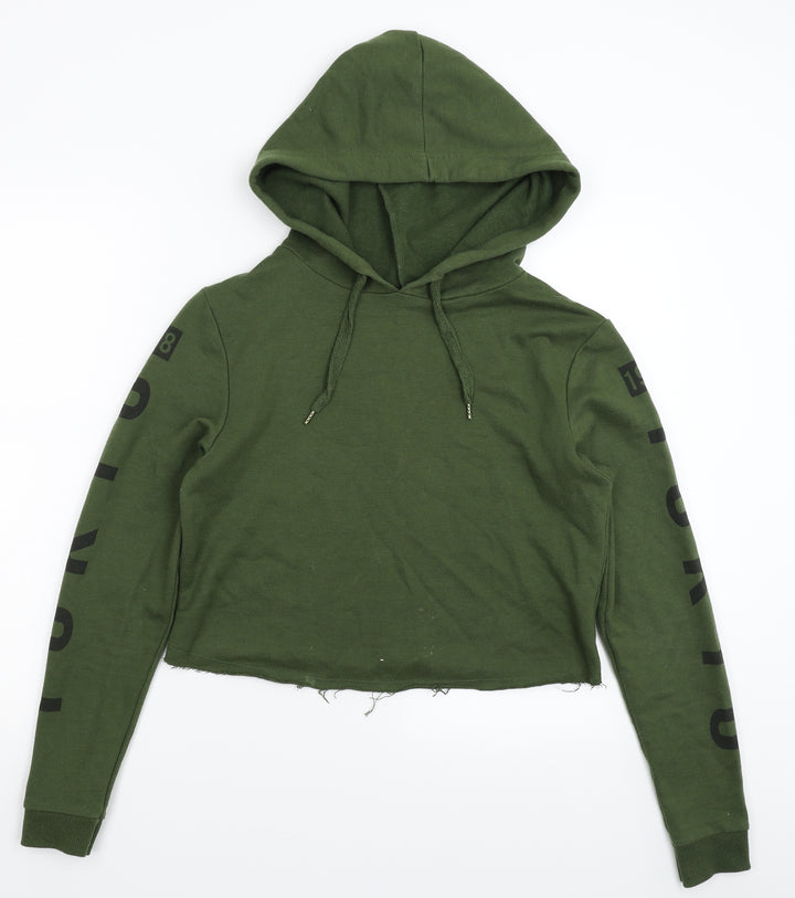New Look Womens Green   Pullover Hoodie Size 8