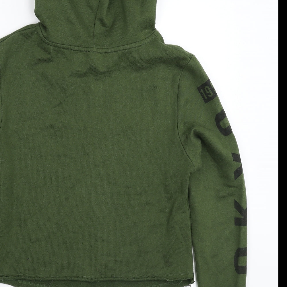 New Look Womens Green   Pullover Hoodie Size 8