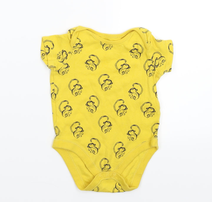 F&F Baby Yellow Babygrow One-Piece Size 6-9 Months