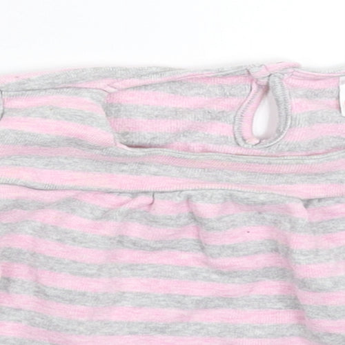NEXT Girls Multicoloured Striped  Pullover Jumper Size 3-6 Months