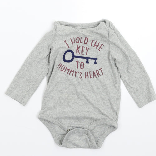 Gap Baby Grey   Babygrow One-Piece Size 9-12 Months