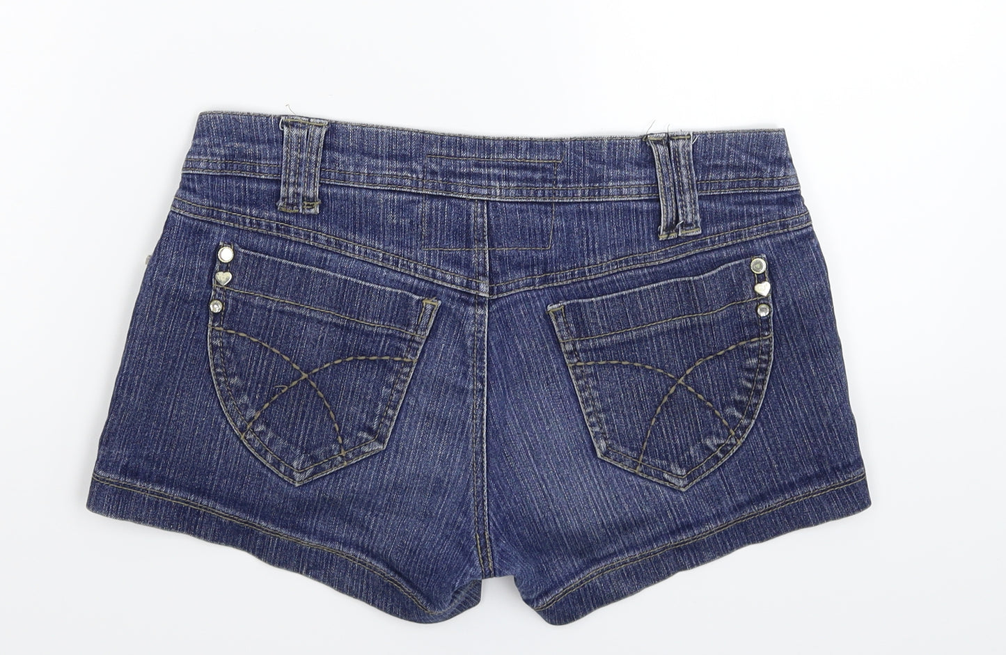 Denim Co Womens Blue  Denim Hot Pants Shorts Size 8