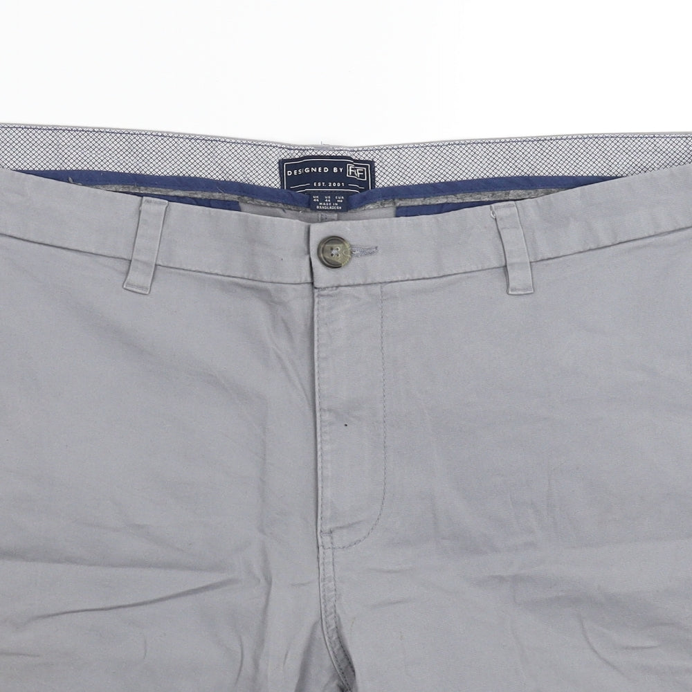F&F Mens Grey   Chino Shorts Size 44