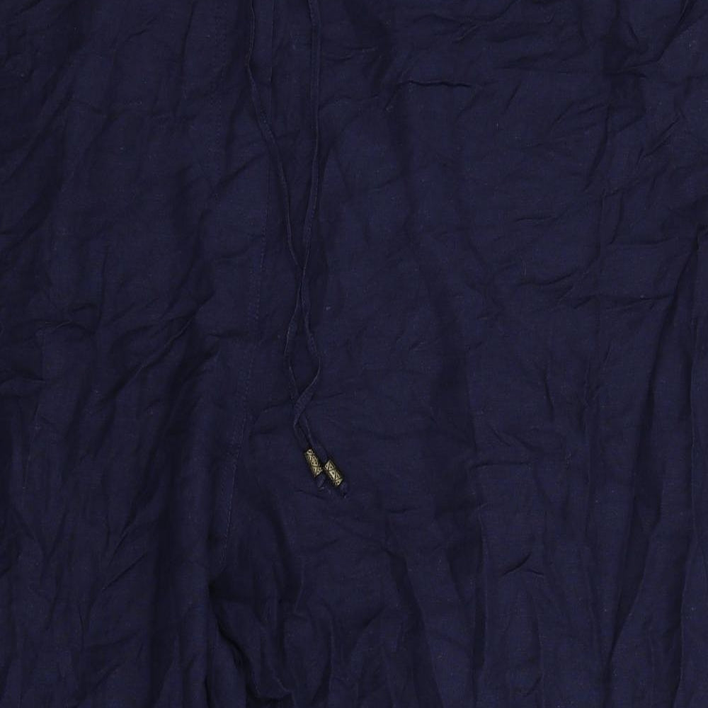 Label Be Womens Blue   Trousers  Size 50 in L25 in