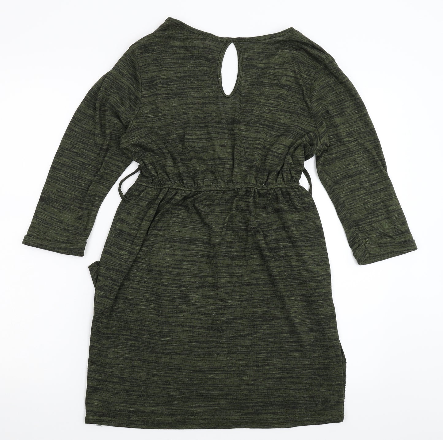 Boohoo Womens Green  Knit Pullover Jumper Size 12