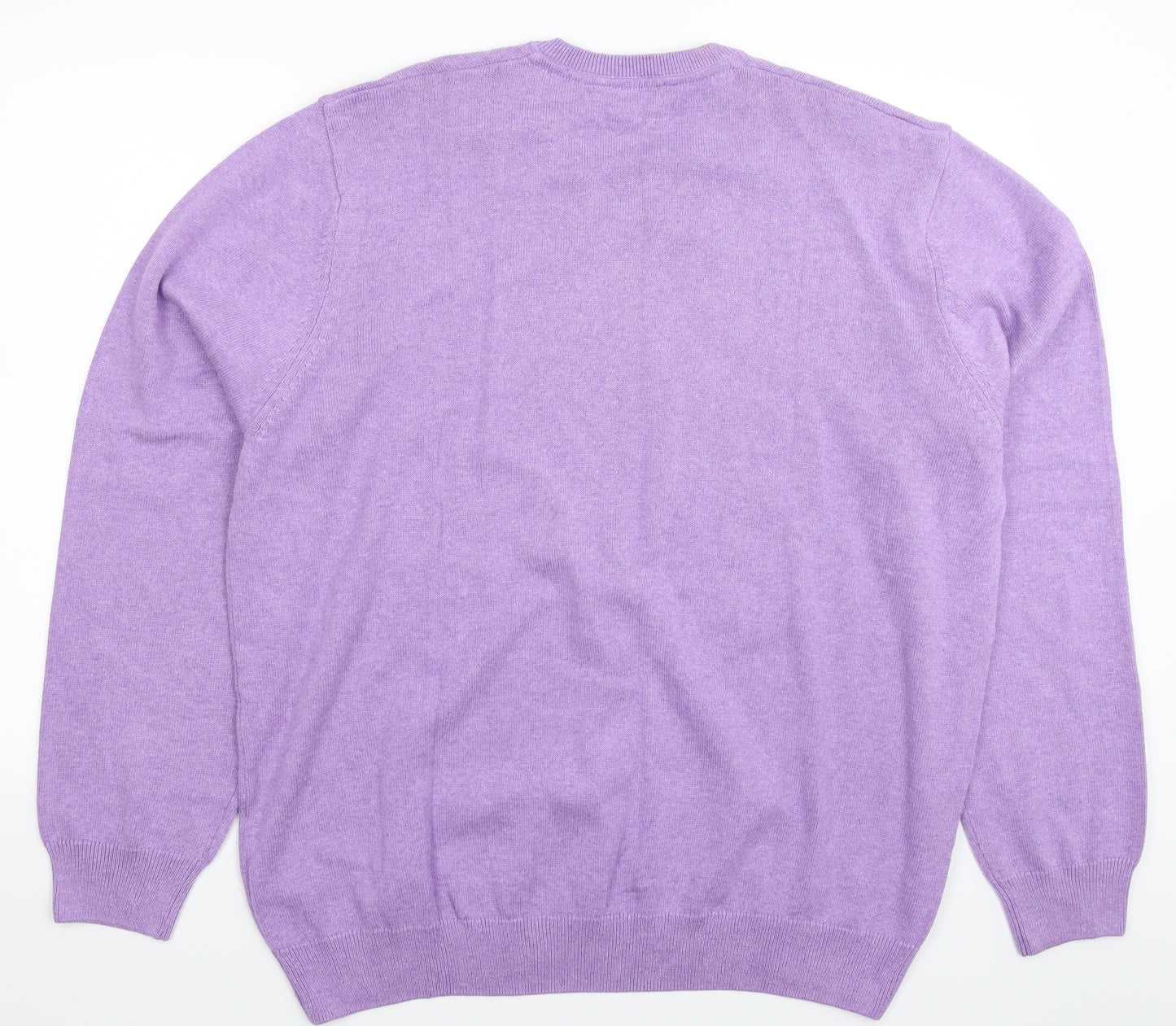 Marks and Spencer Mens Purple  Knit Pullover Jumper Size 3XL