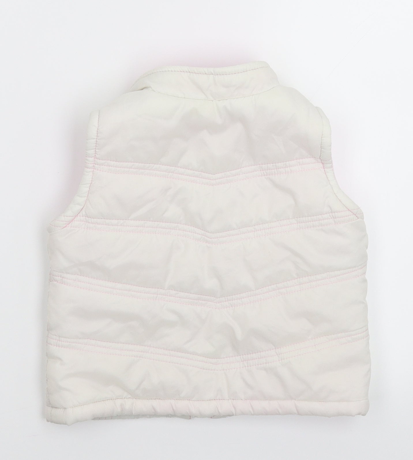 Cherokee Girls White   Gilet Jacket Size 18-24 Months