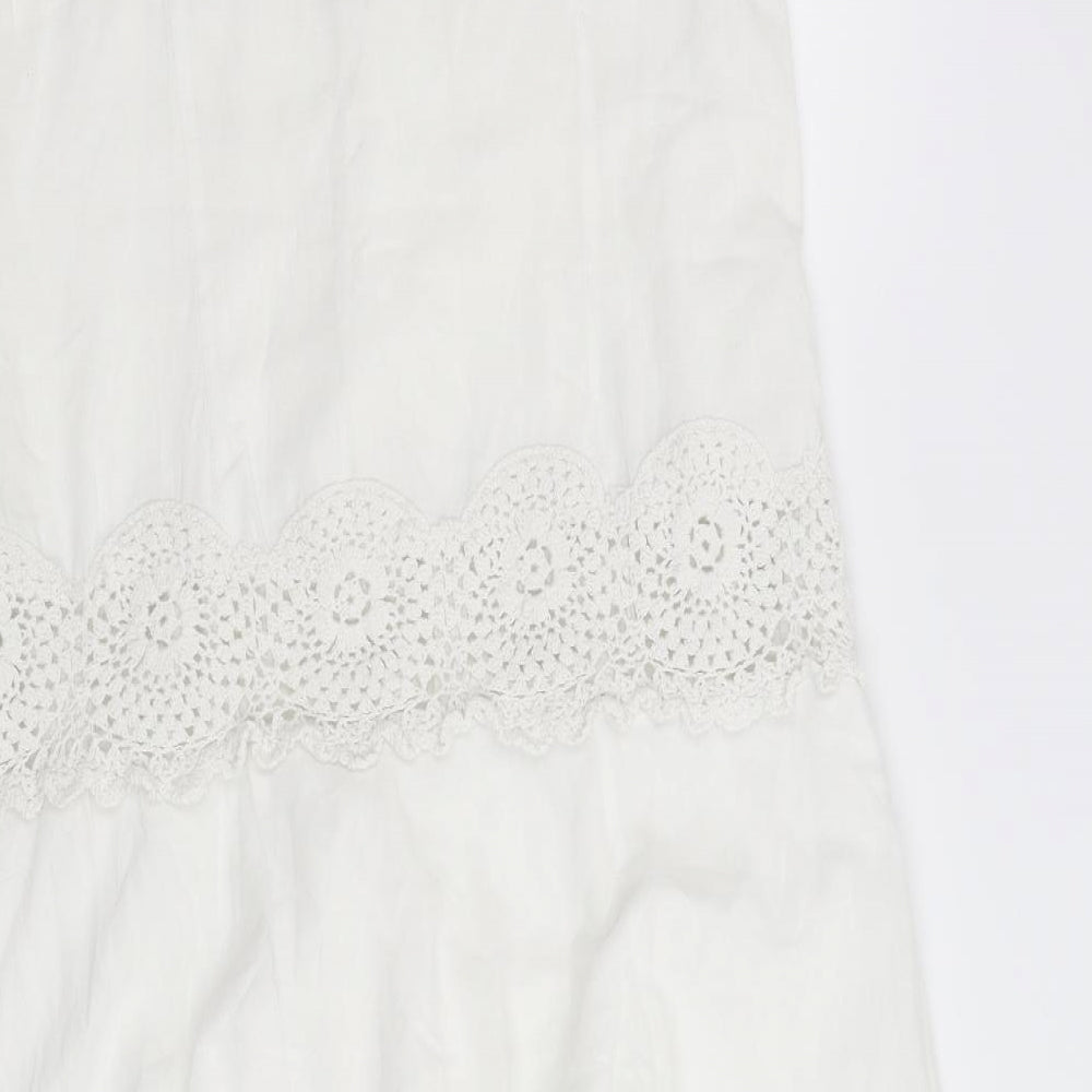 George Womens White   Fit & Flare  Size 10