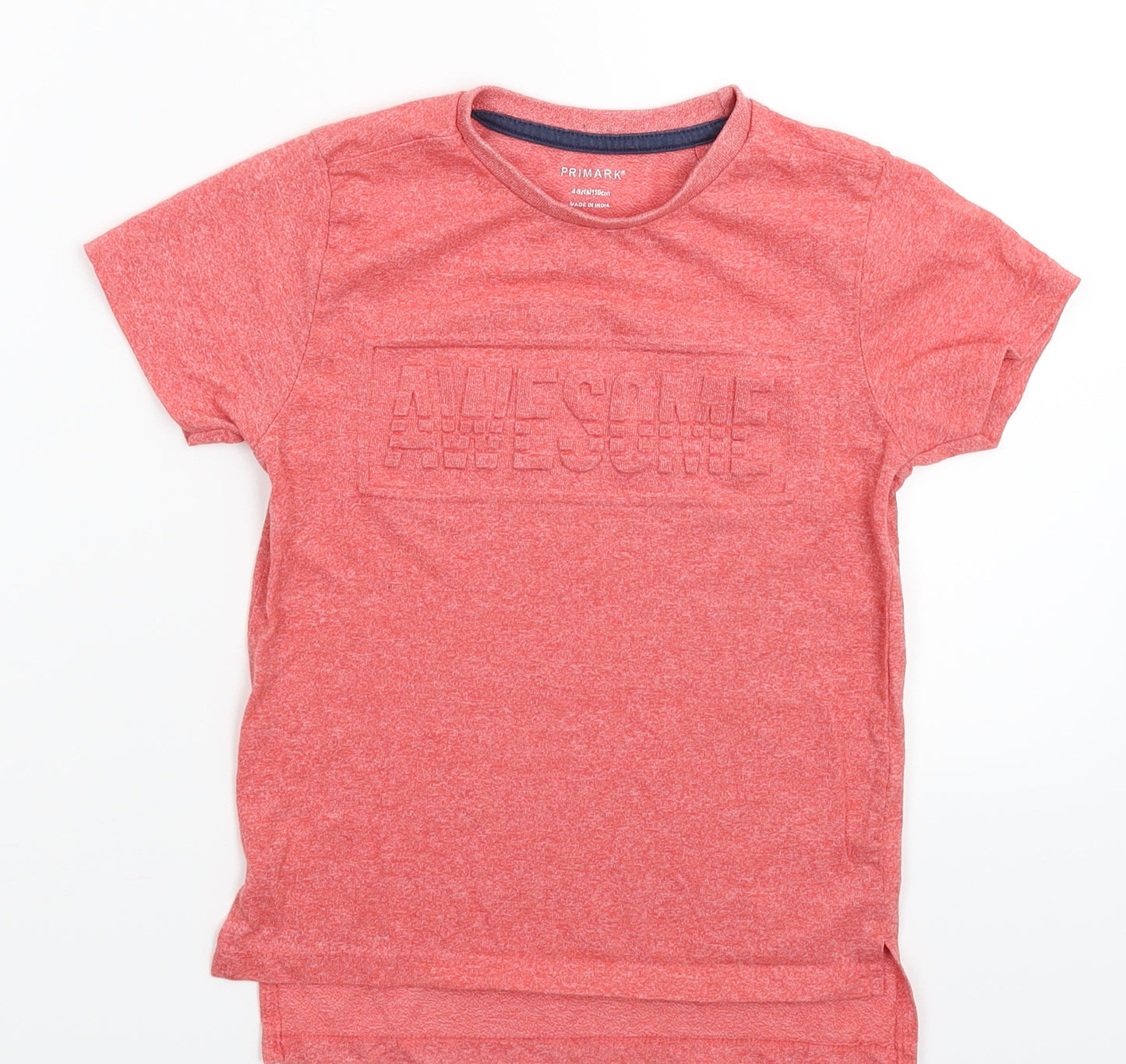 Primark Girls Pink   Basic T-Shirt Size 4-5 Years