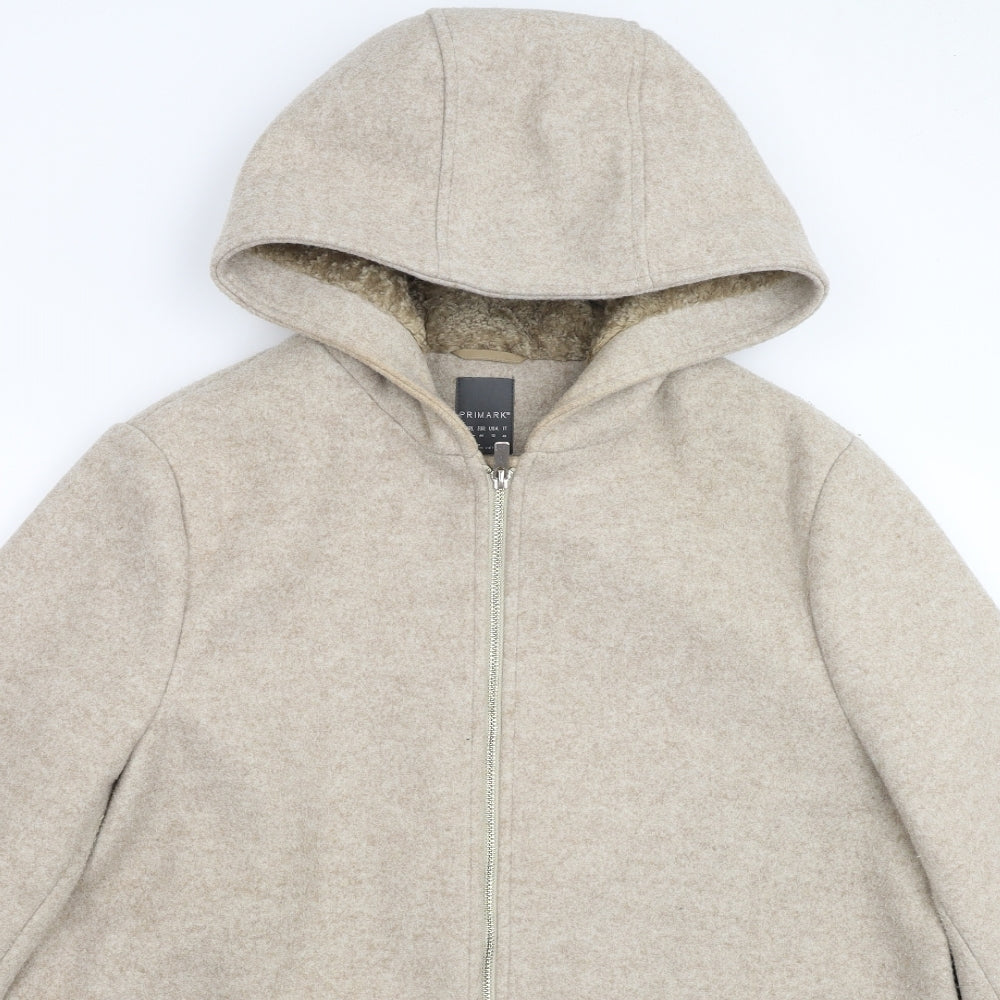 Primark Womens Beige   Jacket Coat Size 16