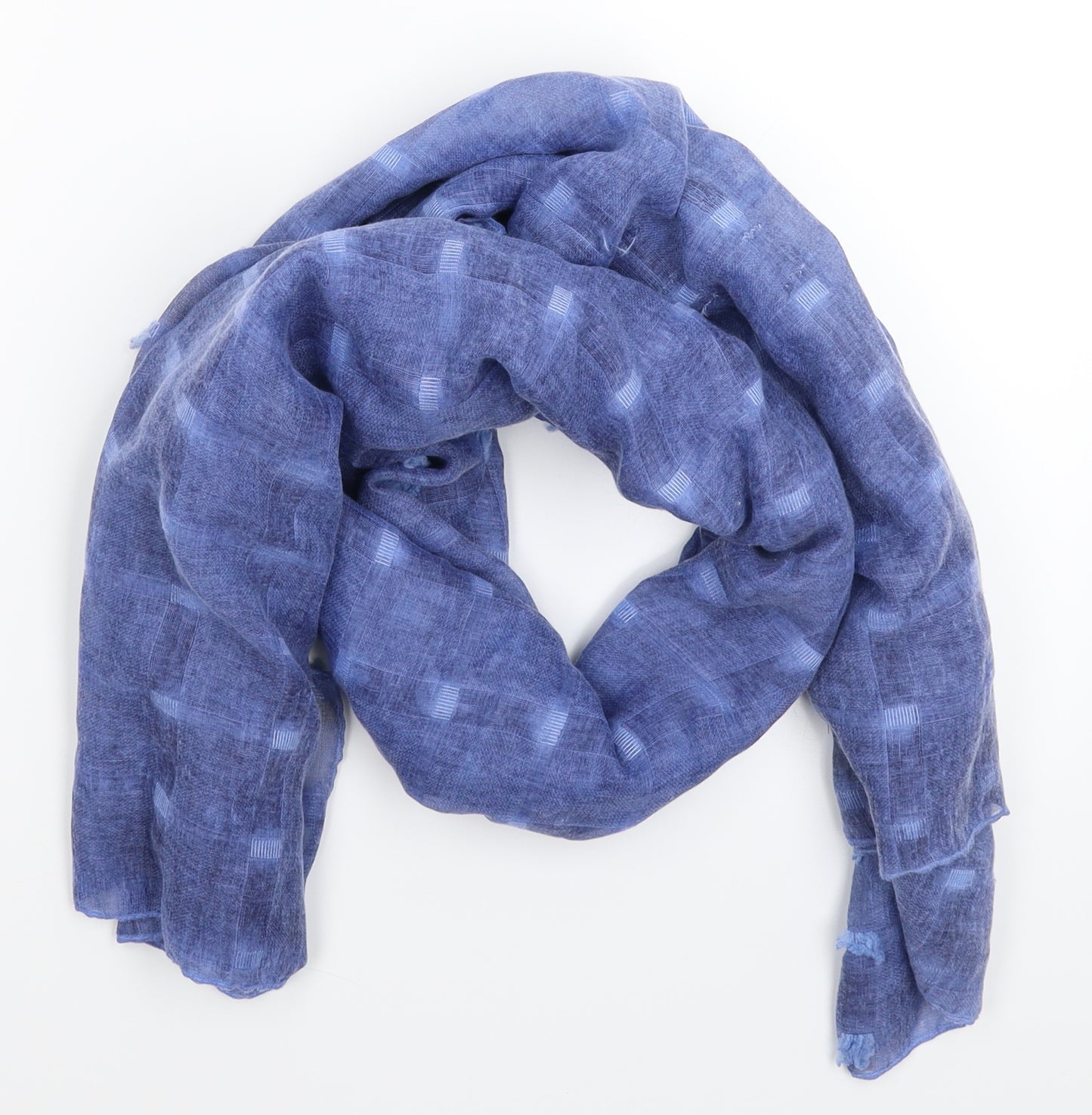 Preworn Womens Blue    Scarf