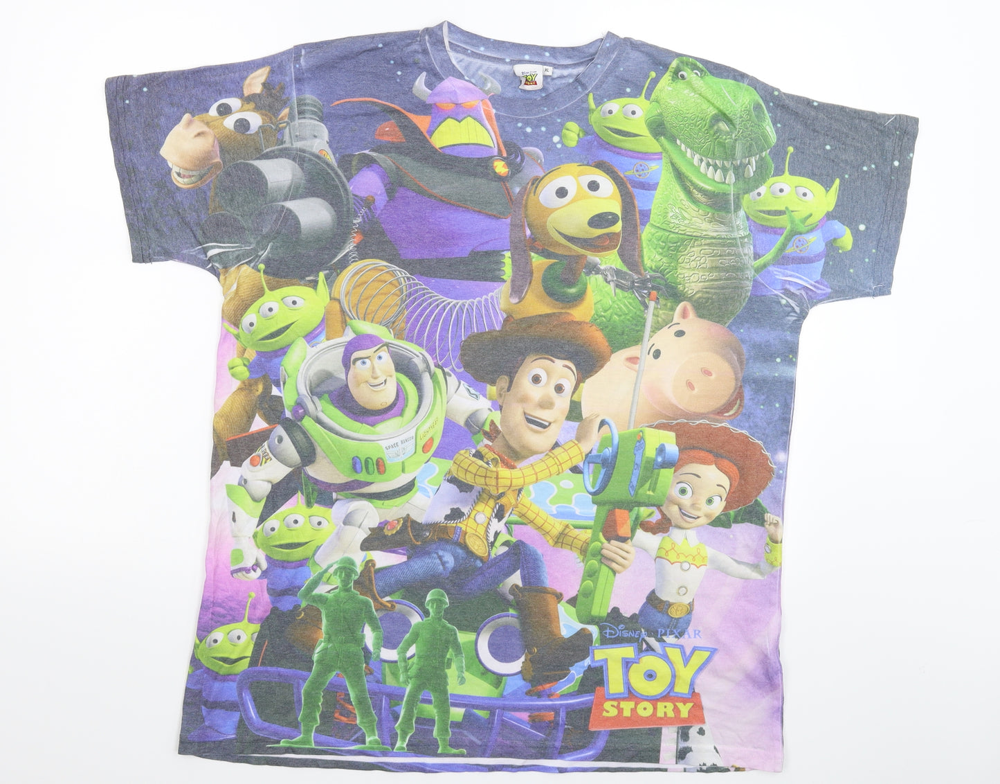 Cedar Wood State Mens Multicoloured    T-Shirt Size XL  - Toy Story