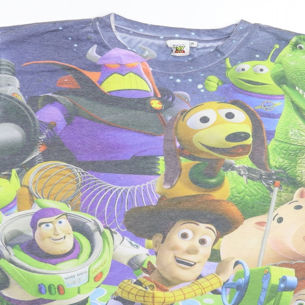 Cedar Wood State Mens Multicoloured    T-Shirt Size XL  - Toy Story