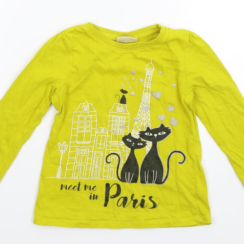 So Cute Girls Yellow   Basic T-Shirt Size 2-3 Years