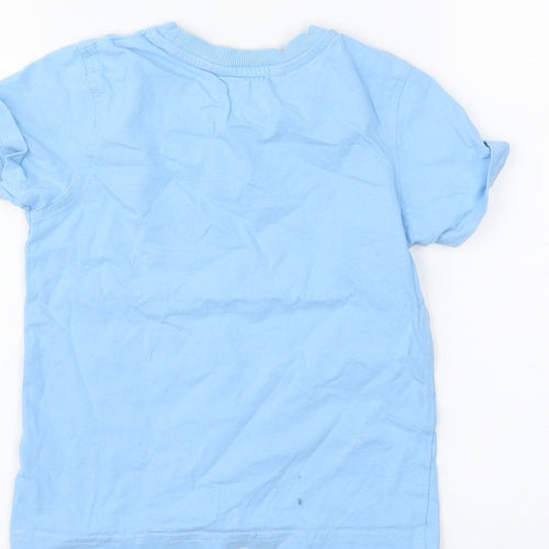 George Boys Blue   Basic T-Shirt Size 4-5 Years