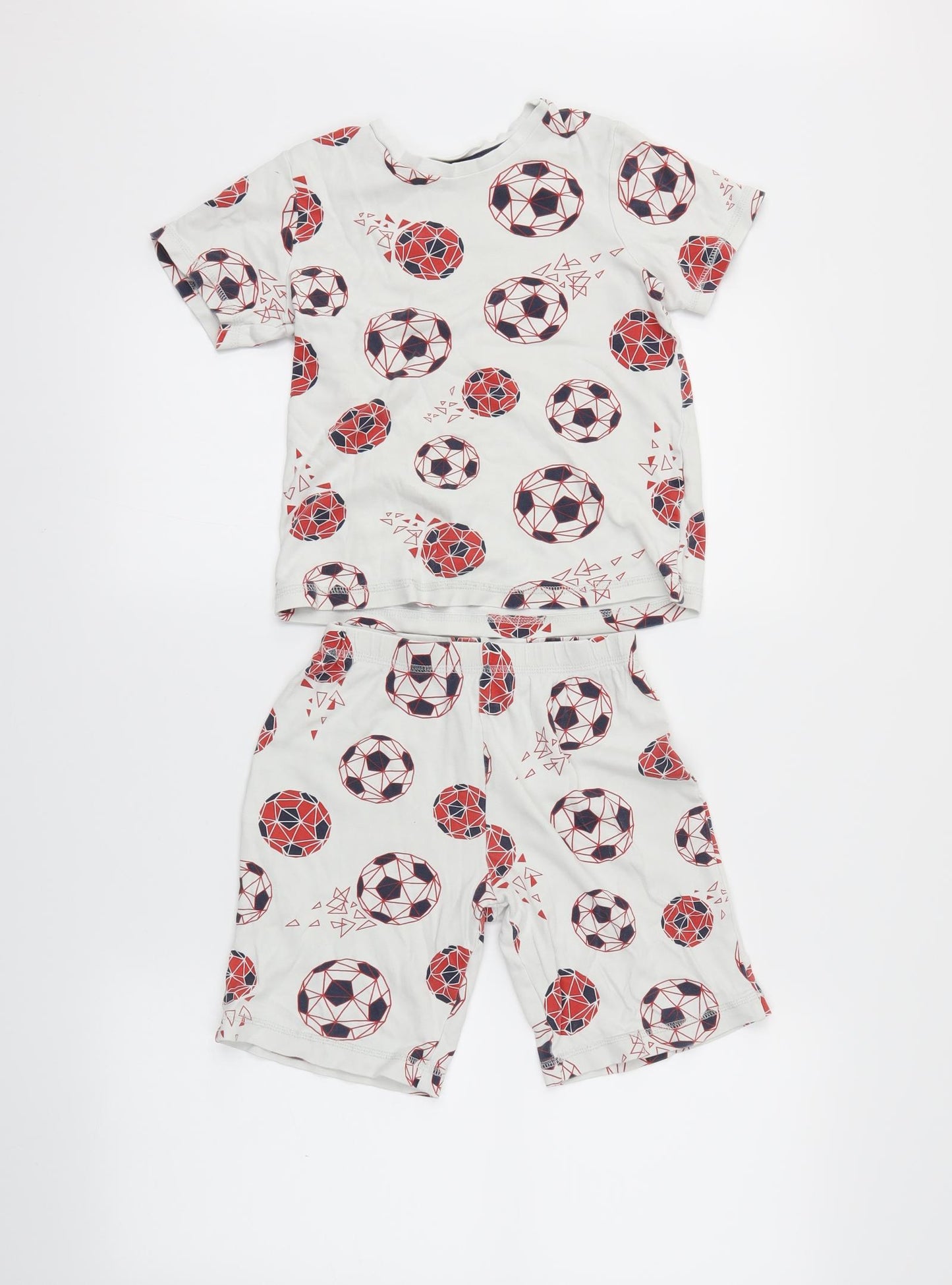 George Boys White    Pyjama Set Size 7-8 Years