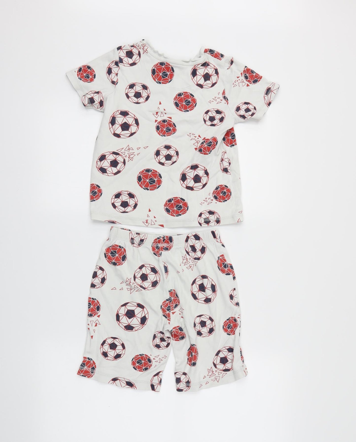 George Boys White    Pyjama Set Size 7-8 Years