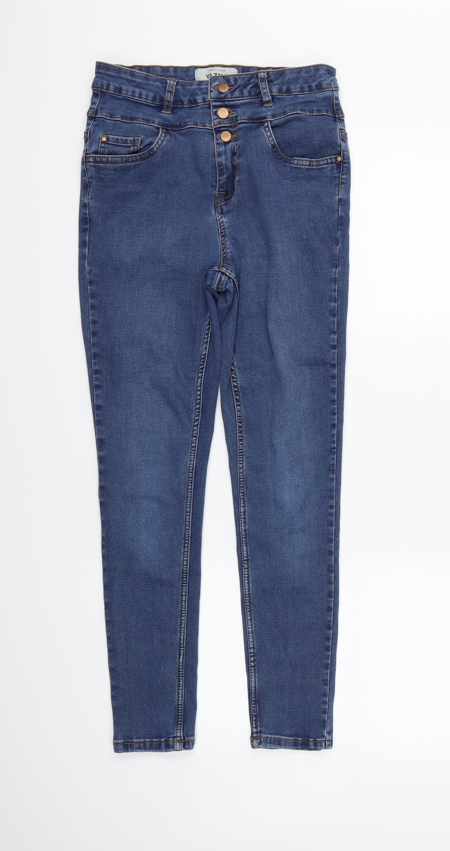 newlook Womens Black  Denim Skinny Jeans Size 10 L25 in