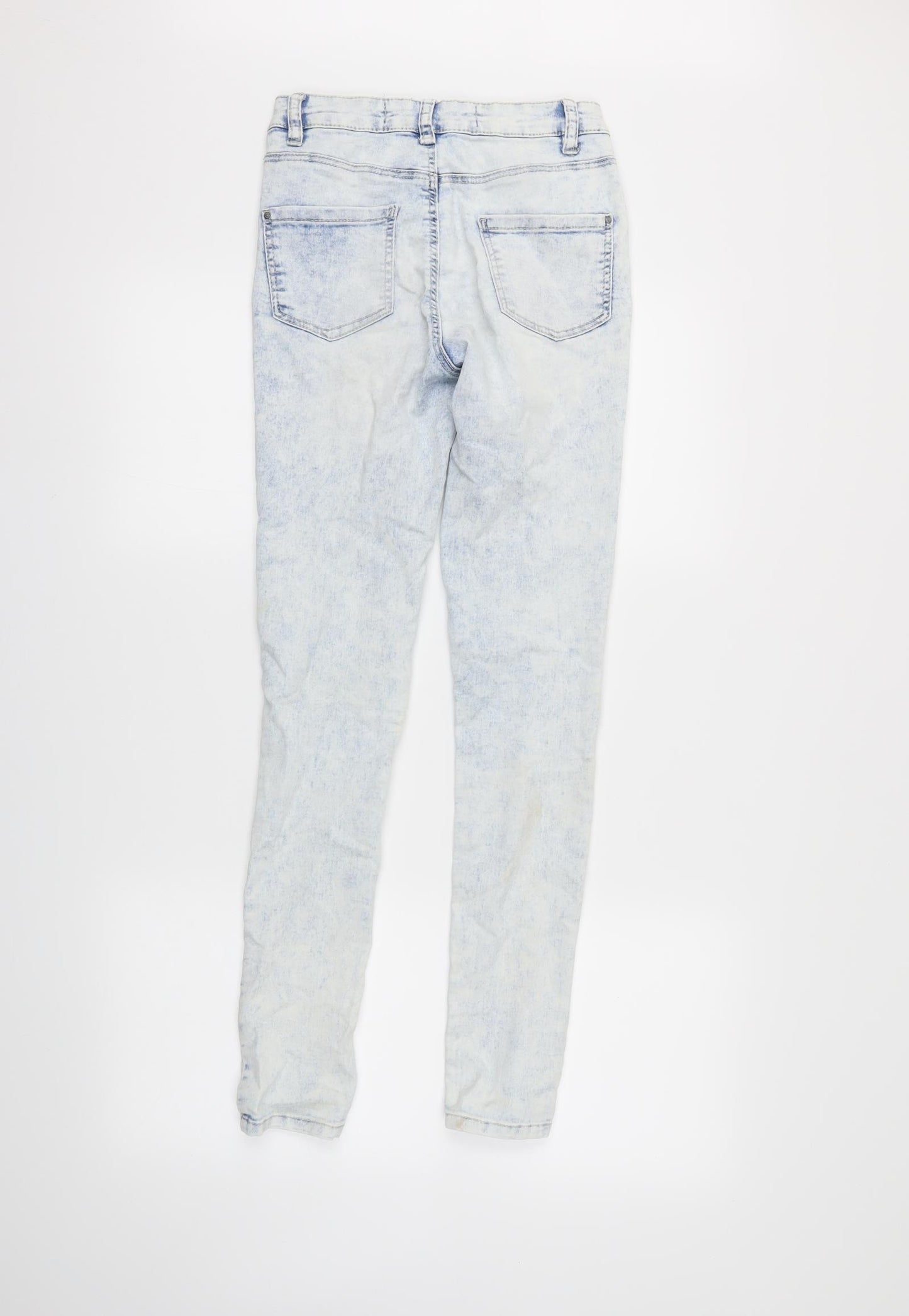DenimCo Womens Blue  Denim Skinny Jeans Size 6 L27 in
