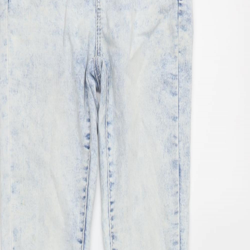 DenimCo Womens Blue  Denim Skinny Jeans Size 6 L27 in