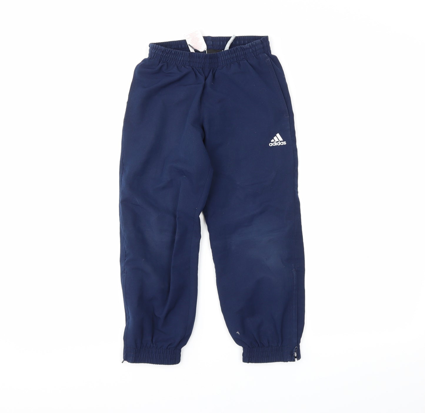 adidas Boys Blue   Jogger Trousers Size 5-6 Years