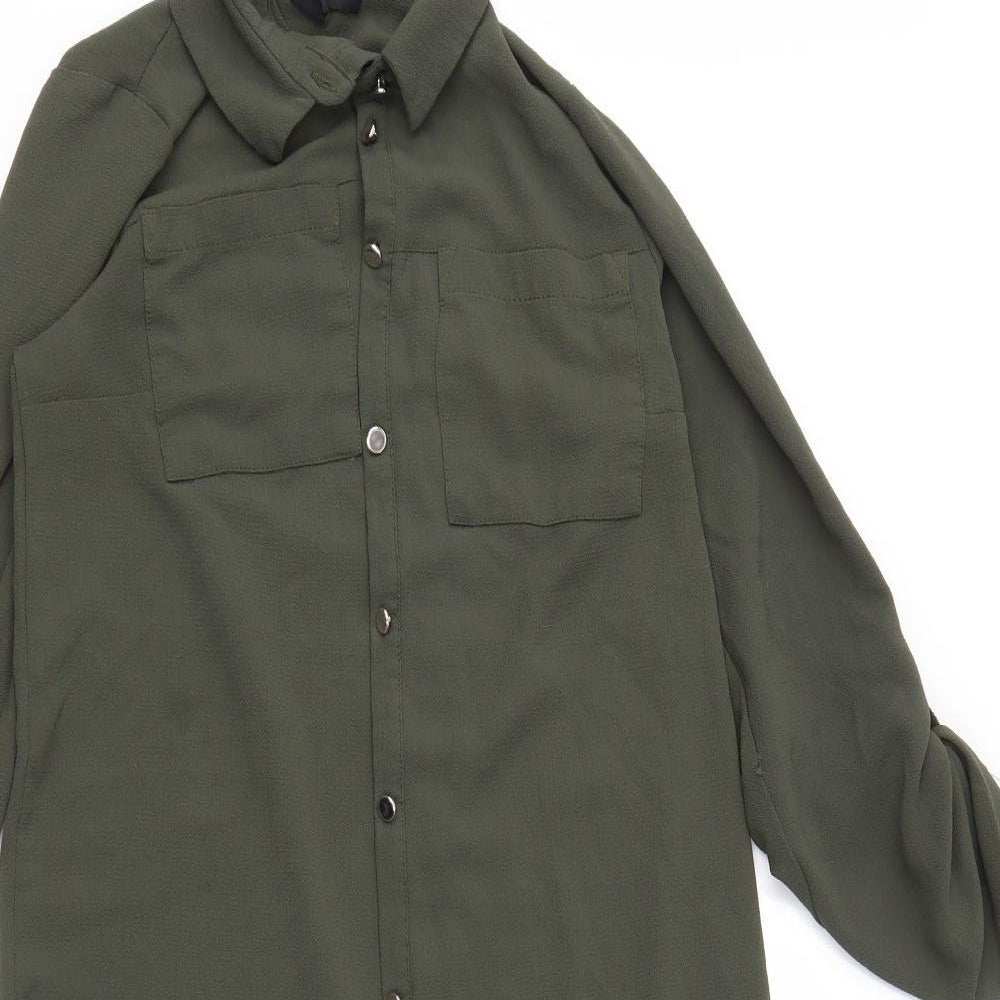 Atmosphere Womens Green   Shirt Dress  Size 6