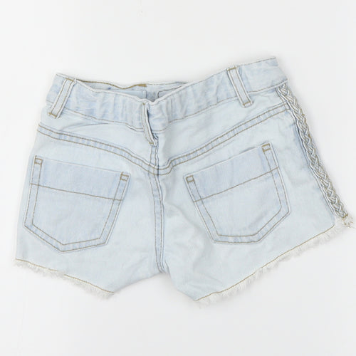 DenimCo Girls Blue  Denim Hot Pants Shorts Size 7-8 Years