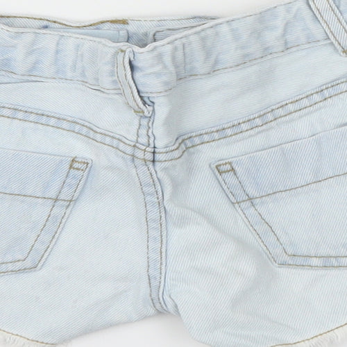 DenimCo Girls Blue  Denim Hot Pants Shorts Size 7-8 Years
