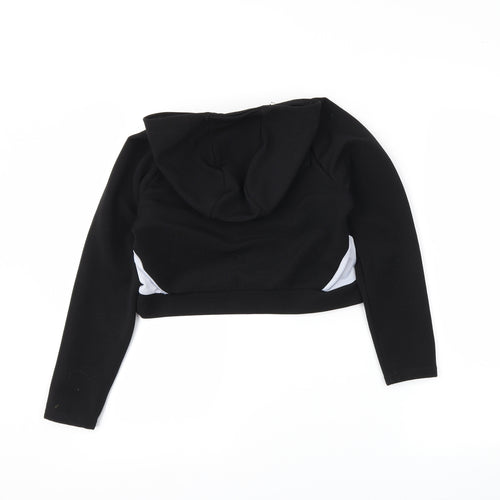 Primark Girls Black   Pullover Hoodie Size 10-11 Years
