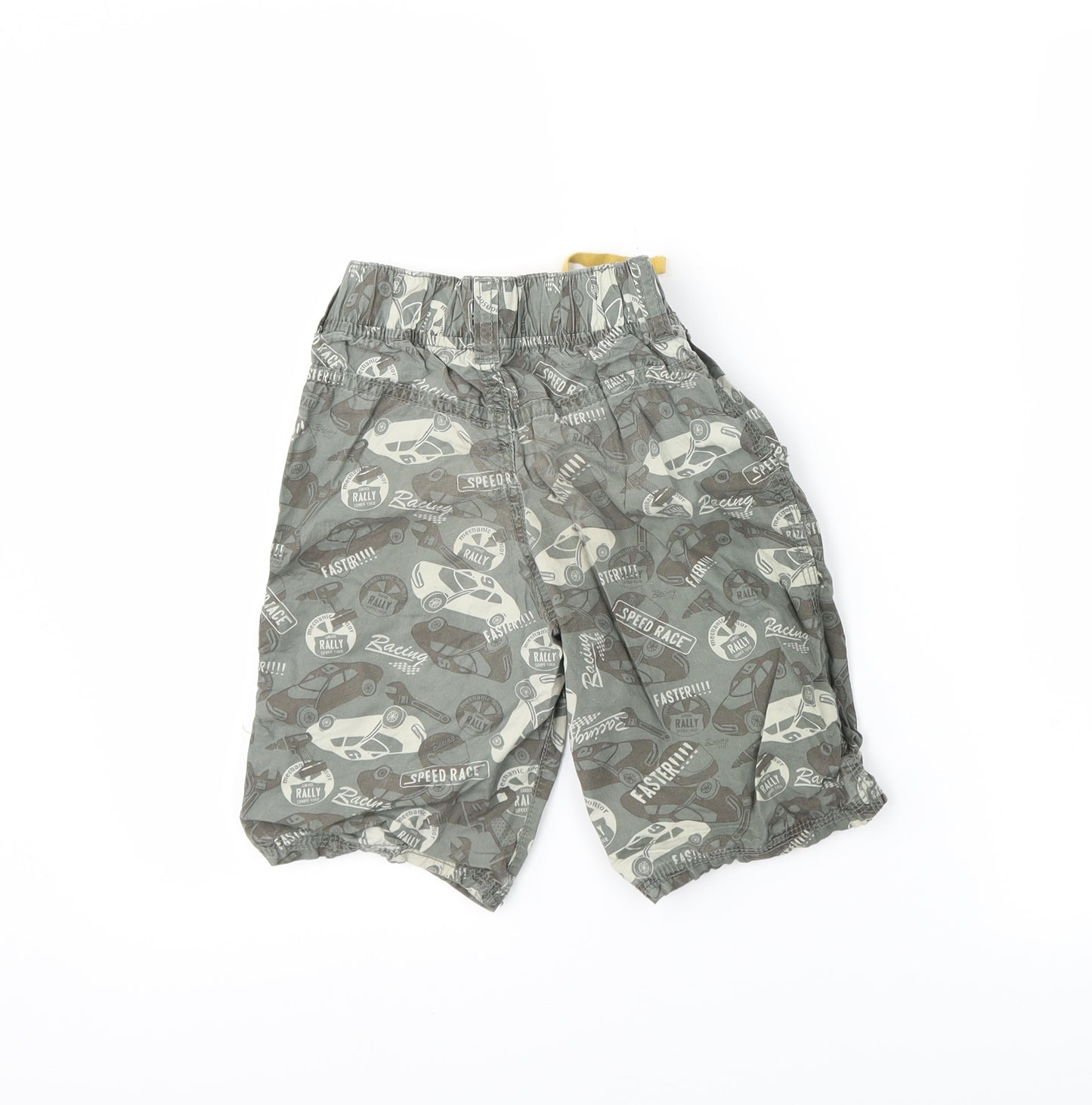 M&S Boys Green   Cargo Shorts Size 5-6 Years