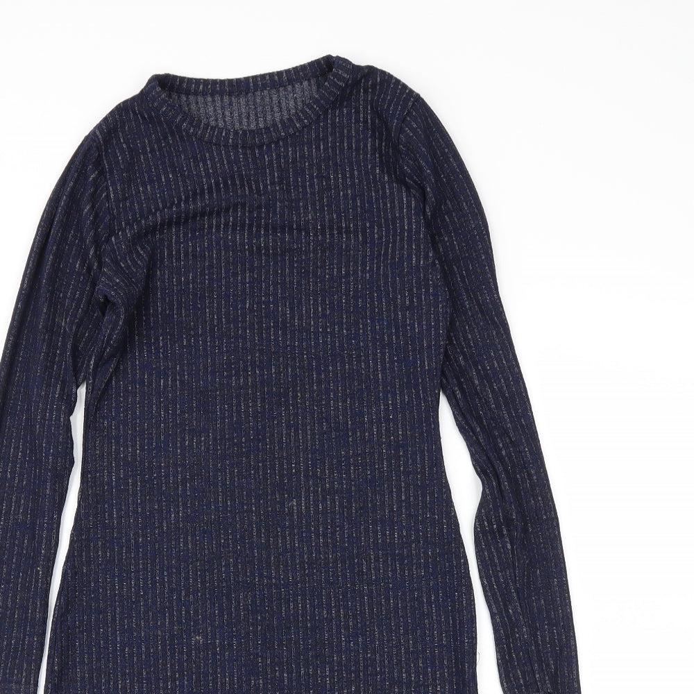 River Island Womens Blue   Wrap Dress  Size 8