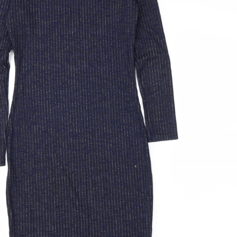 River Island Womens Blue   Wrap Dress  Size 8