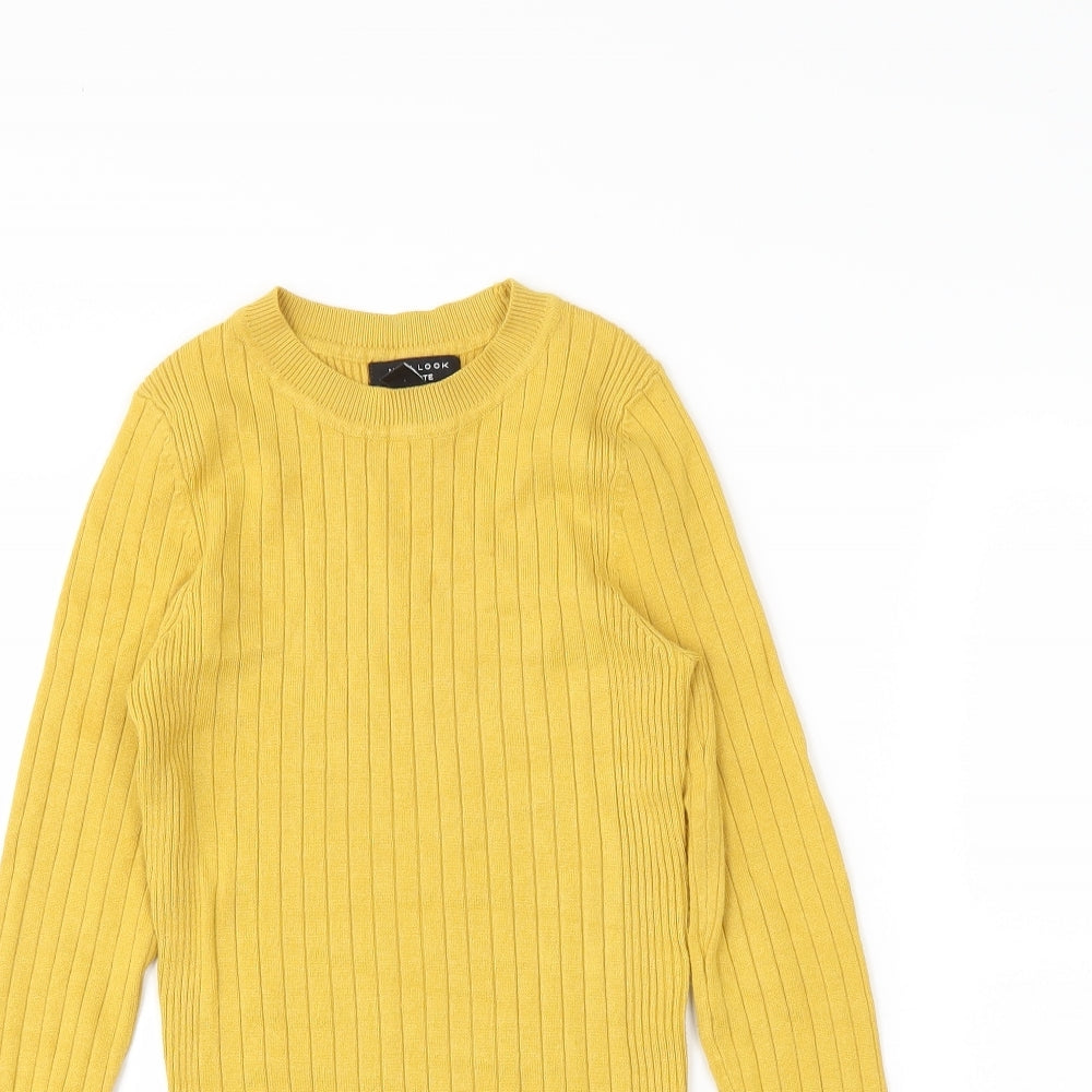 newlook Womens Yellow   Tunic Jumper Size 6