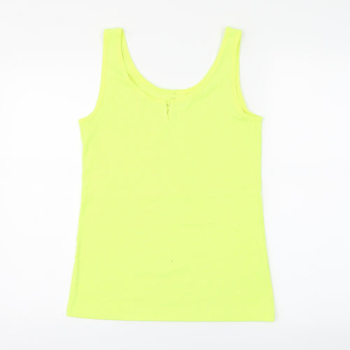 F&F Womens Yellow   Basic Tank Size 14