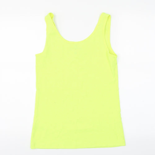 F&F Womens Yellow   Basic Tank Size 14