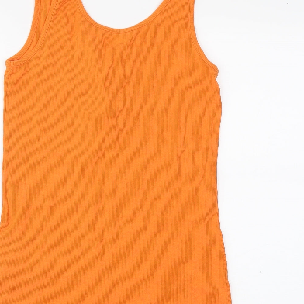F&F Womens Orange   Basic T-Shirt Size 16