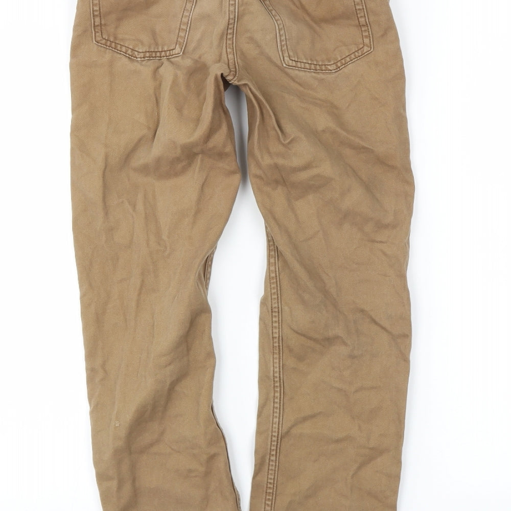 H&M Boys Brown  Denim Straight Jeans Size 9-10 Years