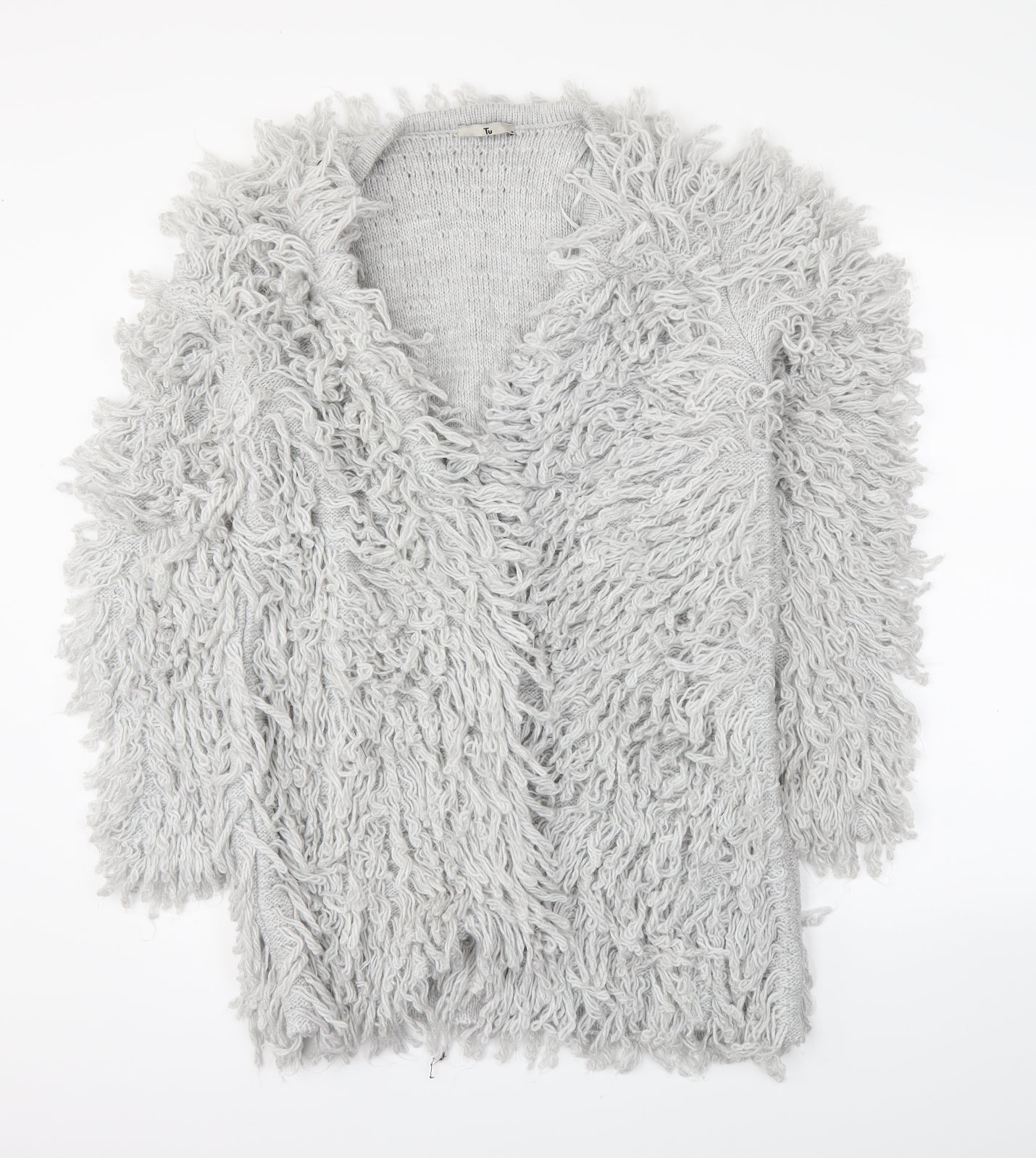 TU Womens Grey   Wrap Jumper Size M