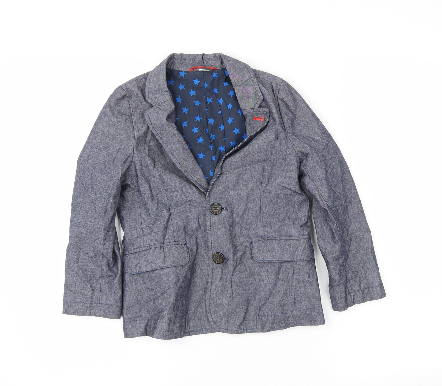 Mini Boden Boys Grey   Jacket Blazer Size 5-6 Years
