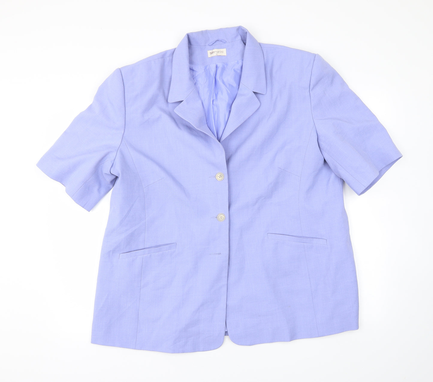 Bonmarché Womens Purple   Jacket Blazer Size 22