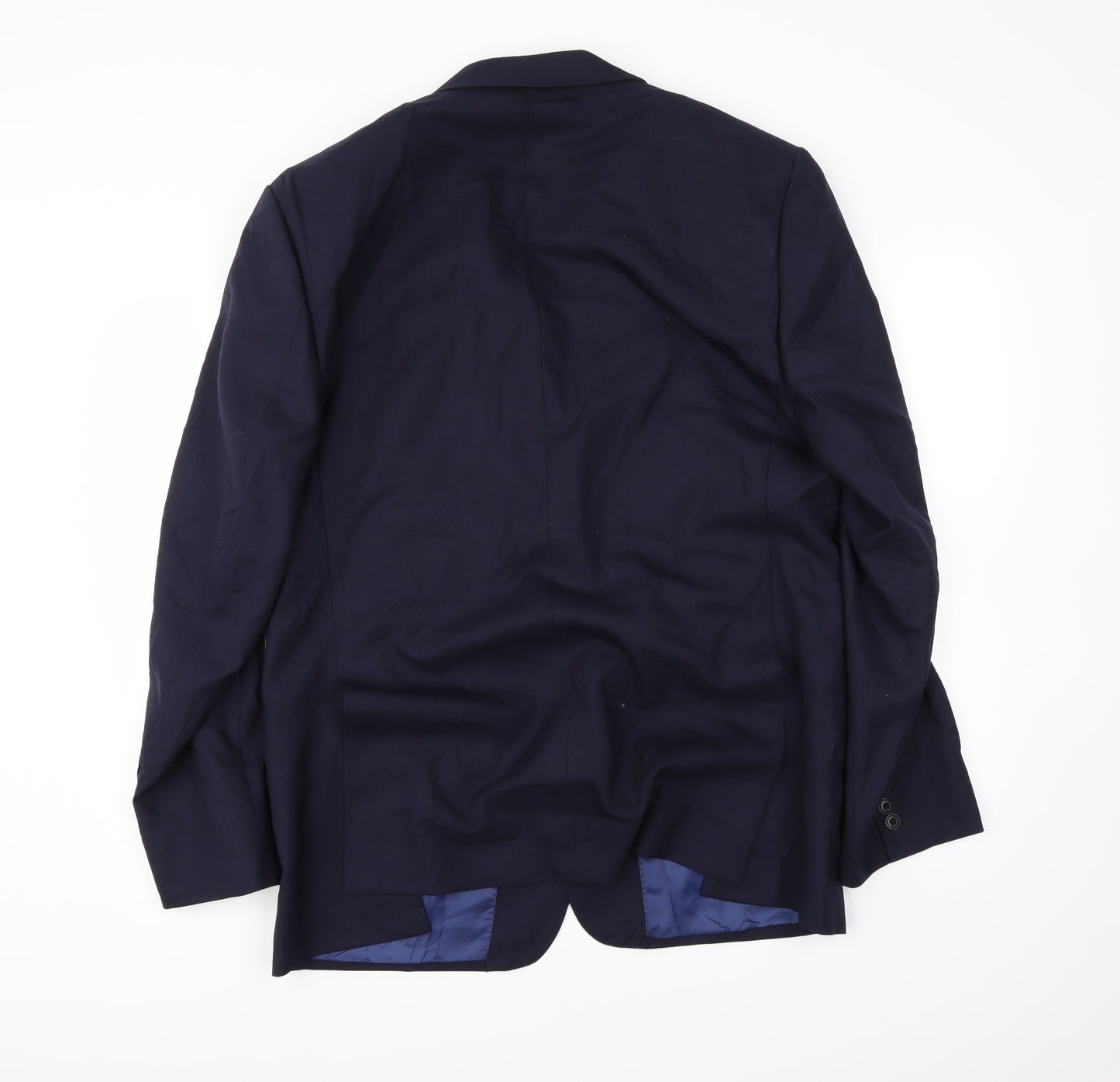 M&S Mens Blue   Jacket Blazer Size L