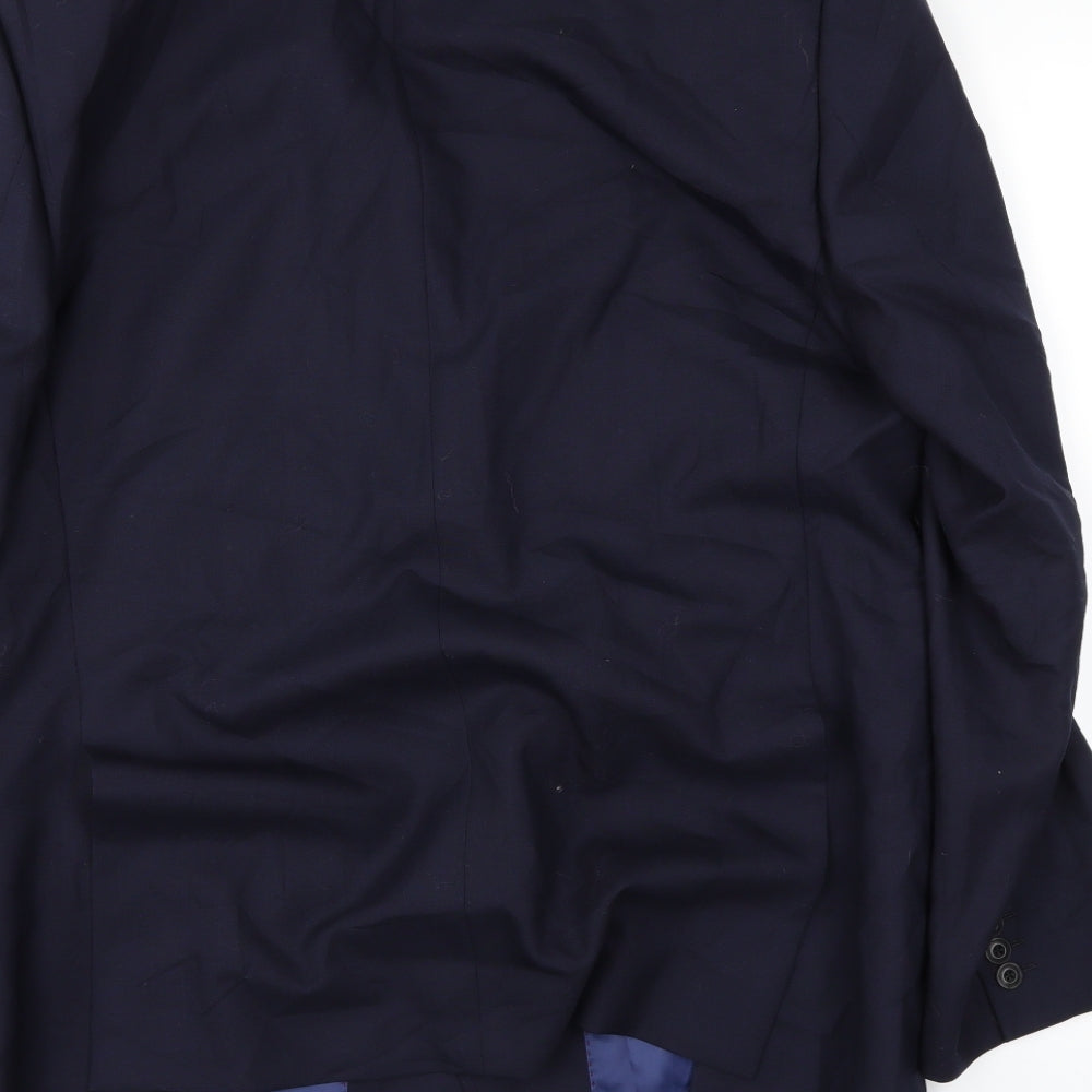 M&S Mens Blue   Jacket Blazer Size L